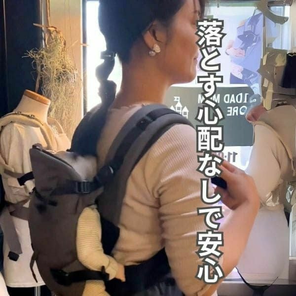 【ルカコレ】オールインワン(ヒップシート+抱っこ紐)デニムブルー×グレージュ 新生児から超簡単抱っこ紐+腱鞘炎肩こり腰痛ママパパの救世主!超楽ヒップシート　究極の抱っこ紐全部セット