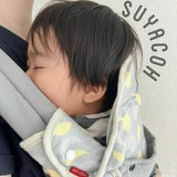 【ルカコレ】オールインワン(ヒップシート+抱っこ紐)デニムブルー×グレージュ 新生児から超簡単抱っこ紐+腱鞘炎肩こり腰痛ママパパの救世主!超楽ヒップシート　究極の抱っこ紐全部セット
