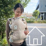【レンタル試着】bebeswan(ベベスワン)抱っこ紐 正規品 肩と腰が痛くないベスト型で前ファスナーで一人で簡単装着【着る抱っこひも】新生児から使える、おんぶも簡単。妊婦さんの出産準備、腰痛肩こり腱鞘炎で買い替えにフィット感抜群 ベベスワンレンタル試着 1000-64-05