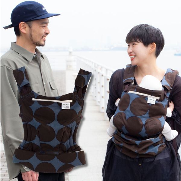 サンアンドビーチ(sun&beach) おはじき【ohajiki】(OM-1)新生児から3歳頃まで使える!日本製のおしゃれで軽い抱っこ紐！日本人体型にフィット、落下防止（おんぶも簡単サポート）ベビー安全ベルトと【腰パッド付】サンアンドビーチ正規取扱店ルカコストアで試着比較購入可