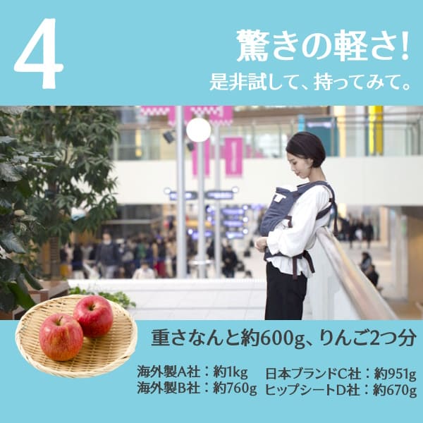 サンアンドビーチ(sun&beach) おはじき【ohajiki】(OM-1)新生児から3歳頃まで使える!日本製のおしゃれで軽い抱っこ紐！日本人体型にフィット、落下防止（おんぶも簡単サポート）ベビー安全ベルトと【腰パッド付】サンアンドビーチ正規取扱店ルカコストアで試着比較購入可