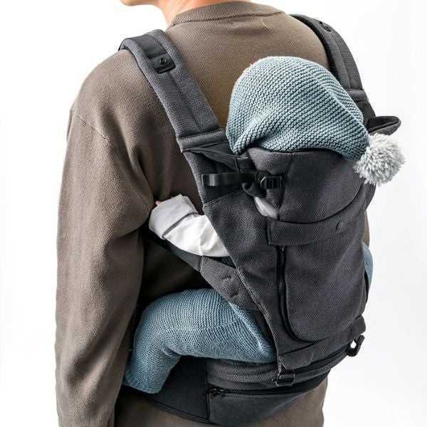 マールマールコラボ(MATO)BABY&Me Beren ベビーアンドミー ベーレン 抱っこひもヒップシート【ファーストセット】【チャコール】新生児授乳や寝かしつけ～4歳頃20kgまでメッシュでおしゃれなオールインワン 妊婦マタニティ出産準備 日本正規販売店 1000-07-100