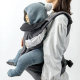 マールマールコラボ(MATO)BABY&Me Beren ベビーアンドミー ベーレン 抱っこひもヒップシート【ファーストセット】【チャコール】新生児授乳や寝かしつけ～4歳頃20kgまでメッシュでおしゃれなオールインワン 妊婦マタニティ出産準備 日本正規販売店 1000-07-100